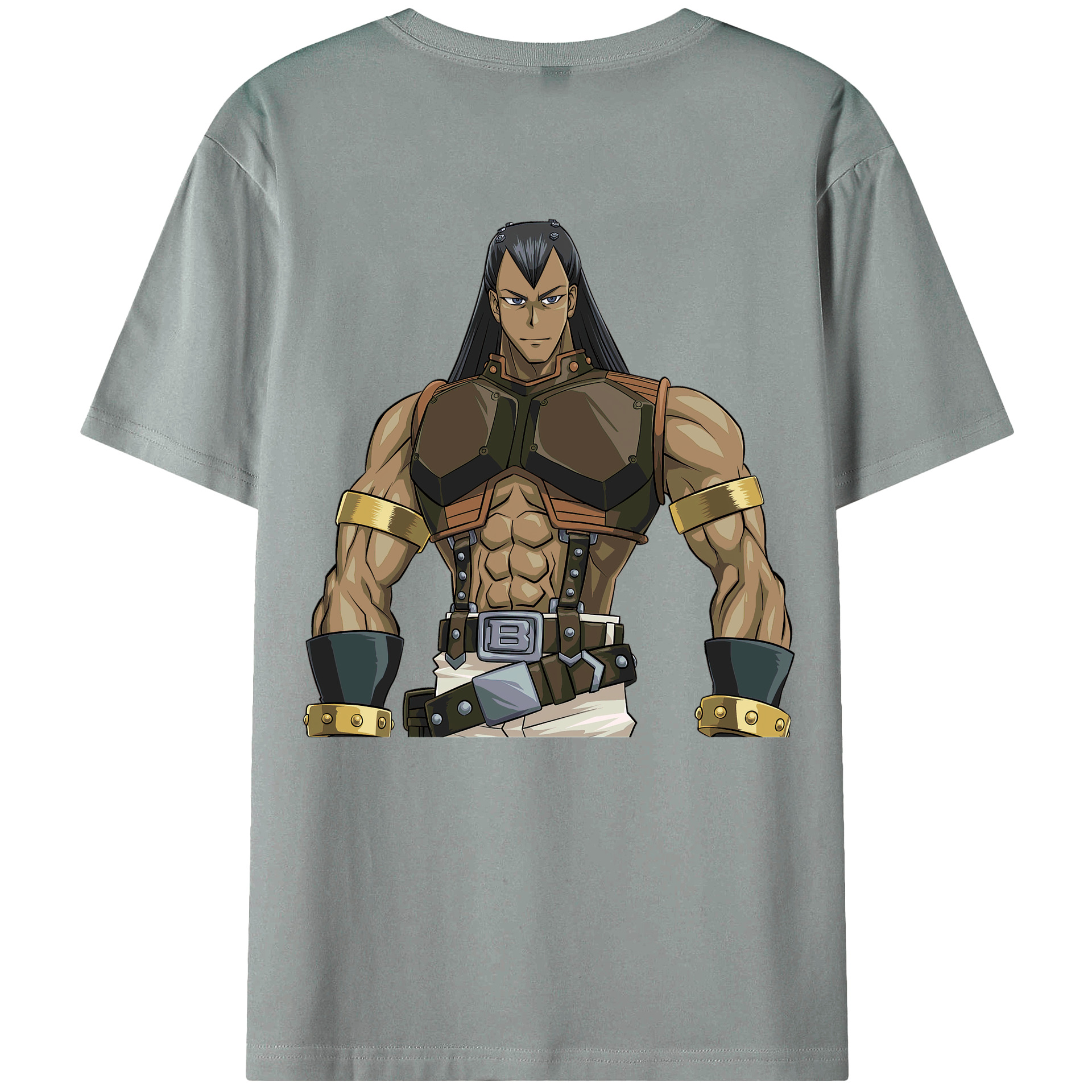 （画像用） 遊☆戯☆王 Yu-Gi-Oh! 綿100％ メンズ半袖Tシャツ（バックプリント） 通気性